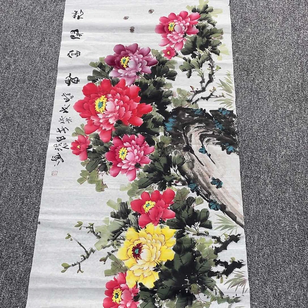 国画纯手绘字画宣纸