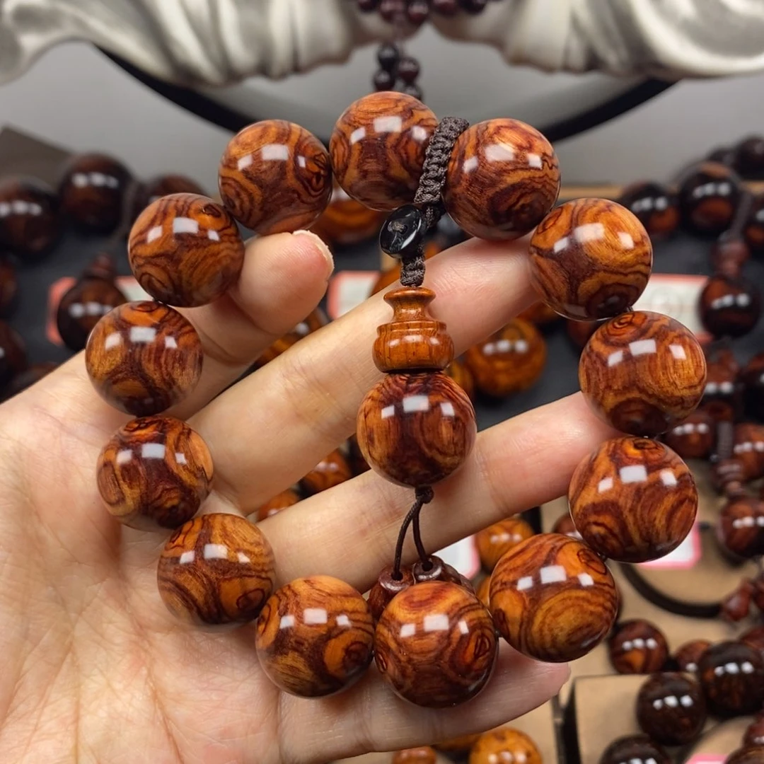 【闪购商品】黄花梨/降香黄檀2.0黄金底对眼鬼脸