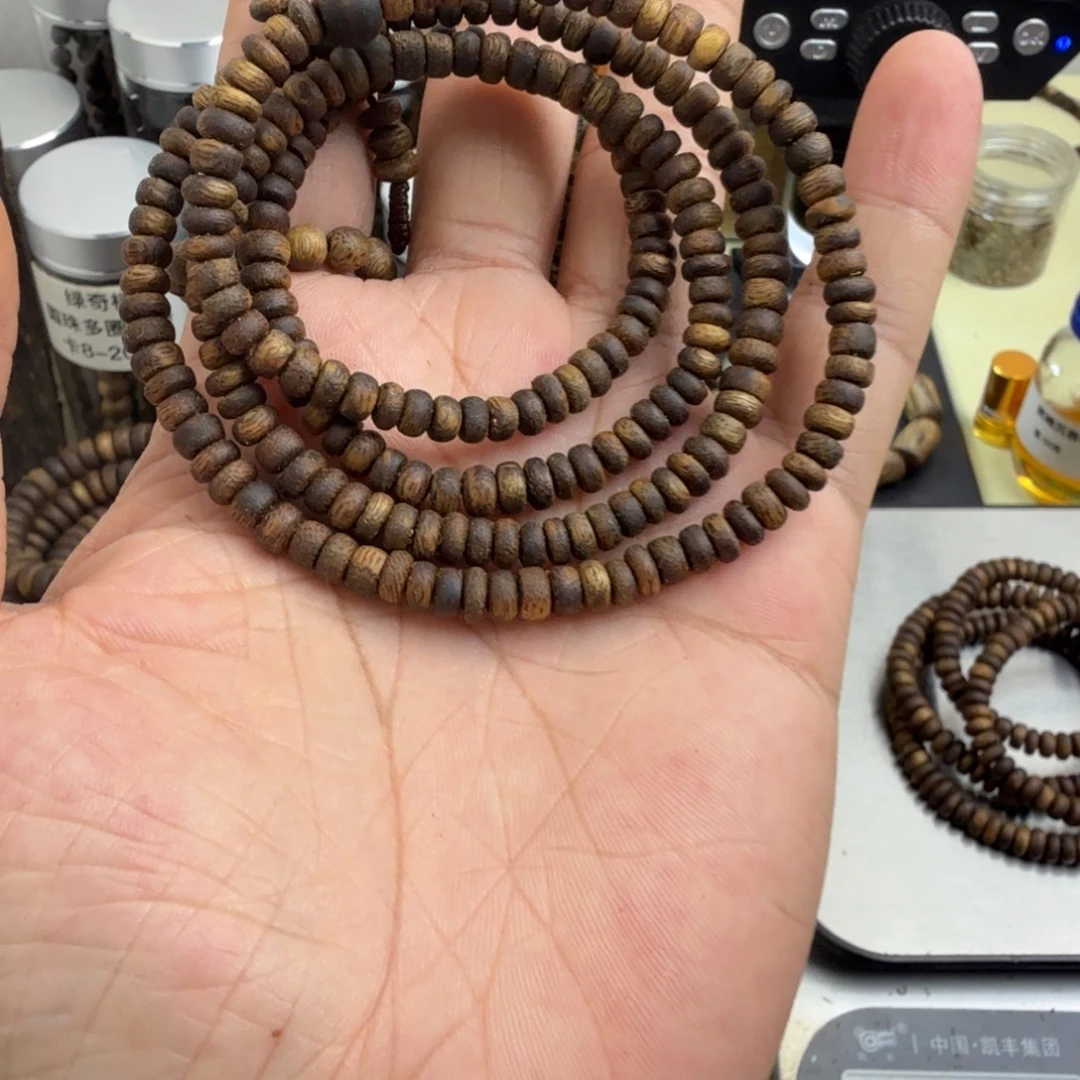 沉香香囊沉香奇楠沉香算盘多圈卡5