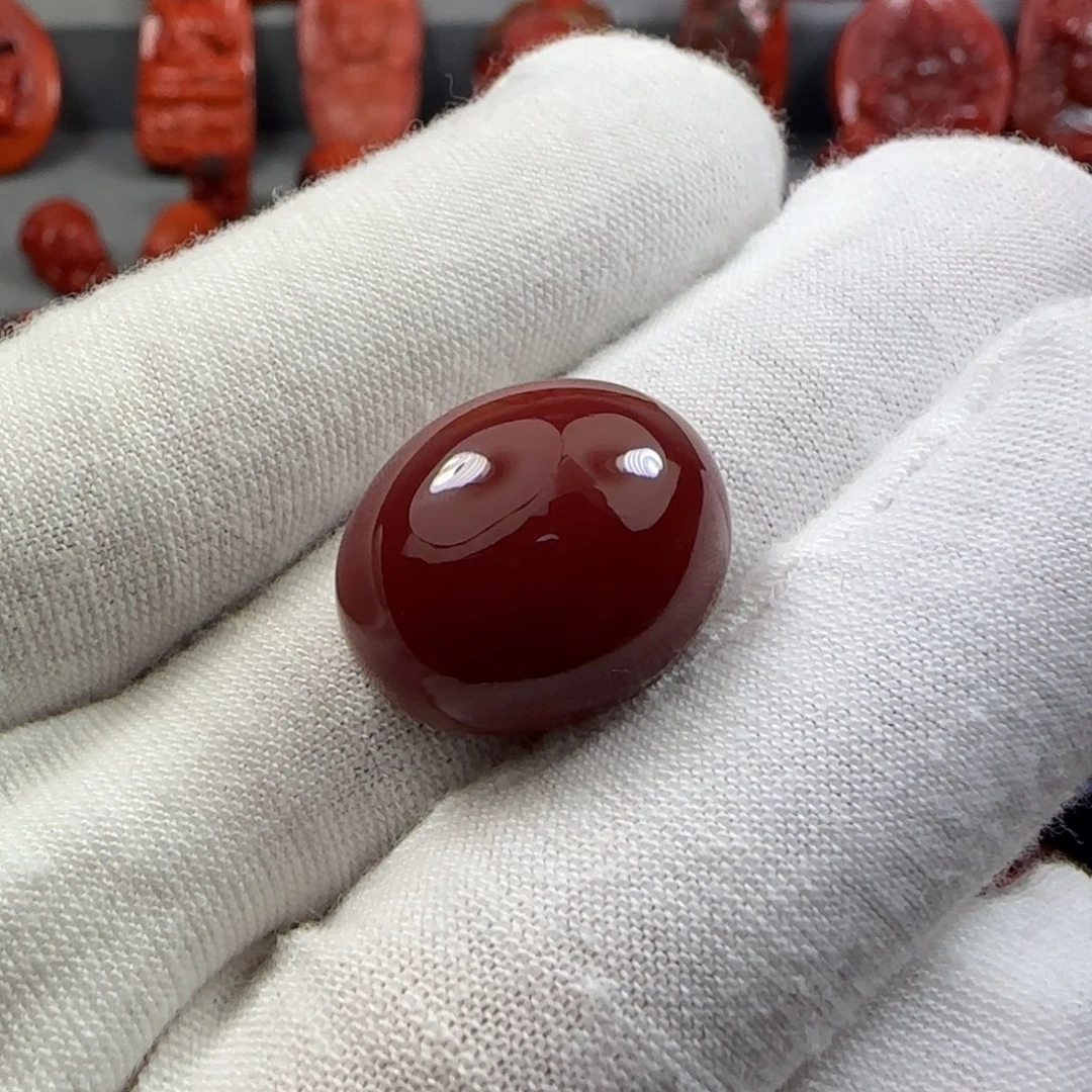 南红玛瑙未镶嵌戒面