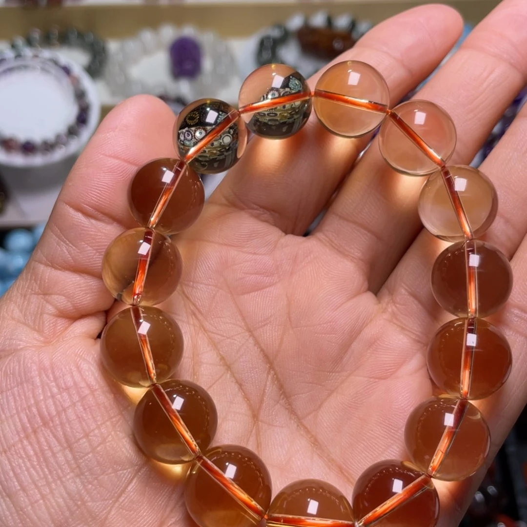 水晶手链未镶嵌巴西暴力黄