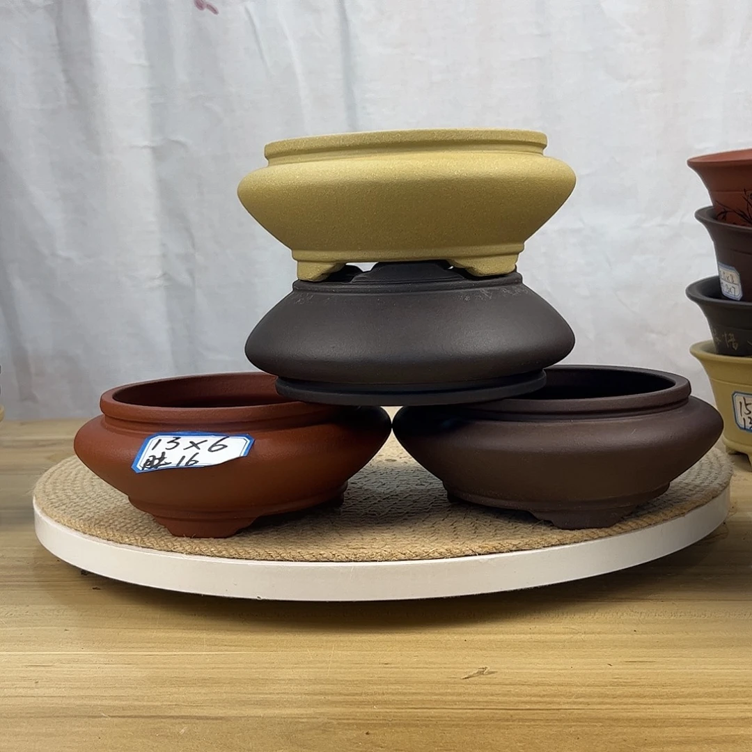 紫砂花盆紫砂花盆