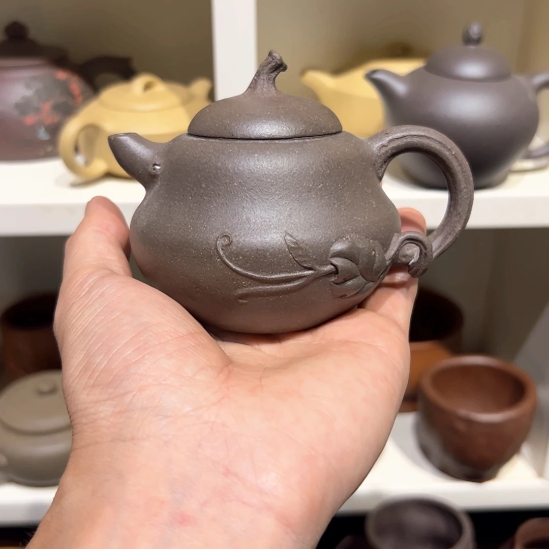 展****茶杯紫砂葫芦壶紫泥