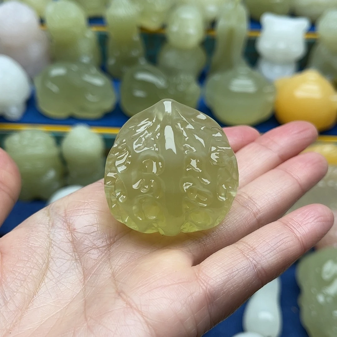 玉天然桌面小摆件
