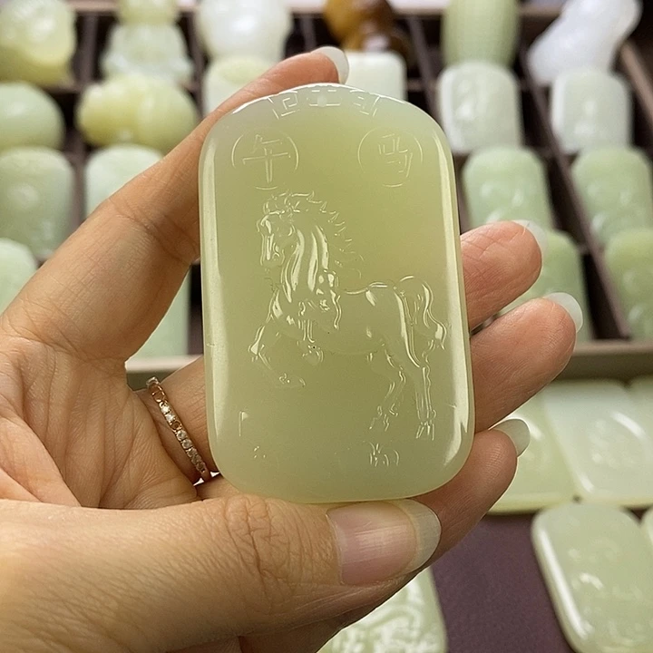昆仑石双面羊守护神