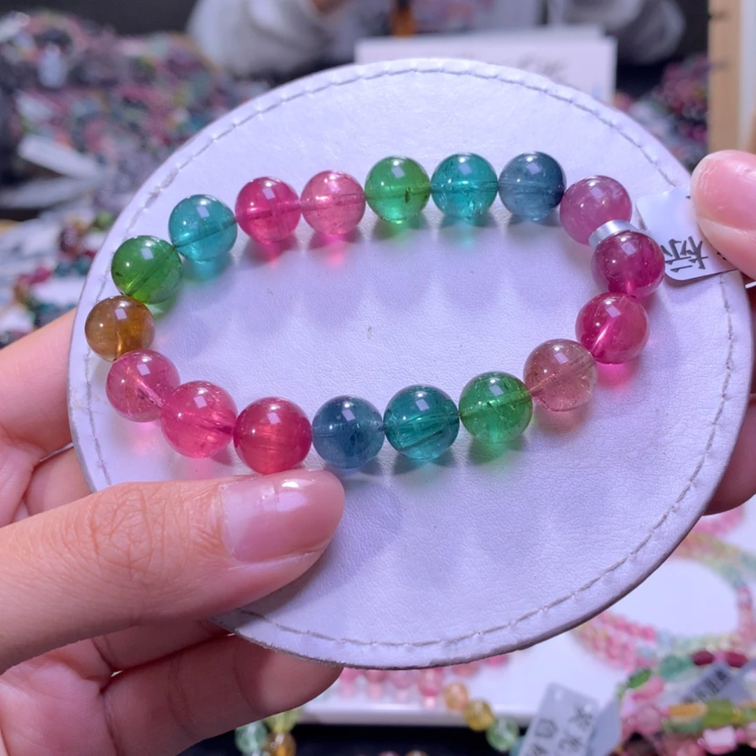 【闪购商品】未镶嵌手链碧玺10mm左右