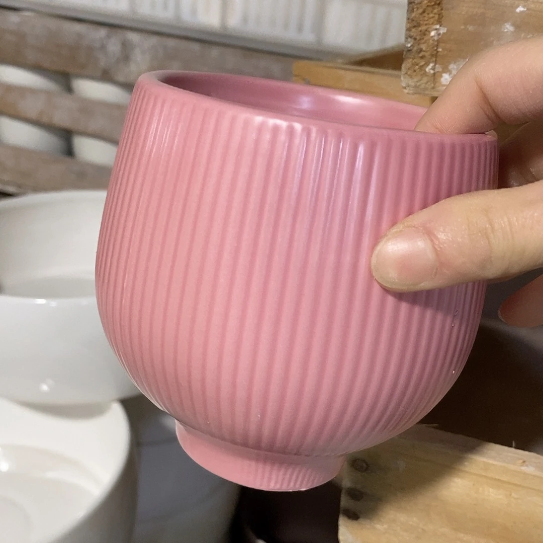 陶杯子陶盆有孔 瑕疵介意勿拍