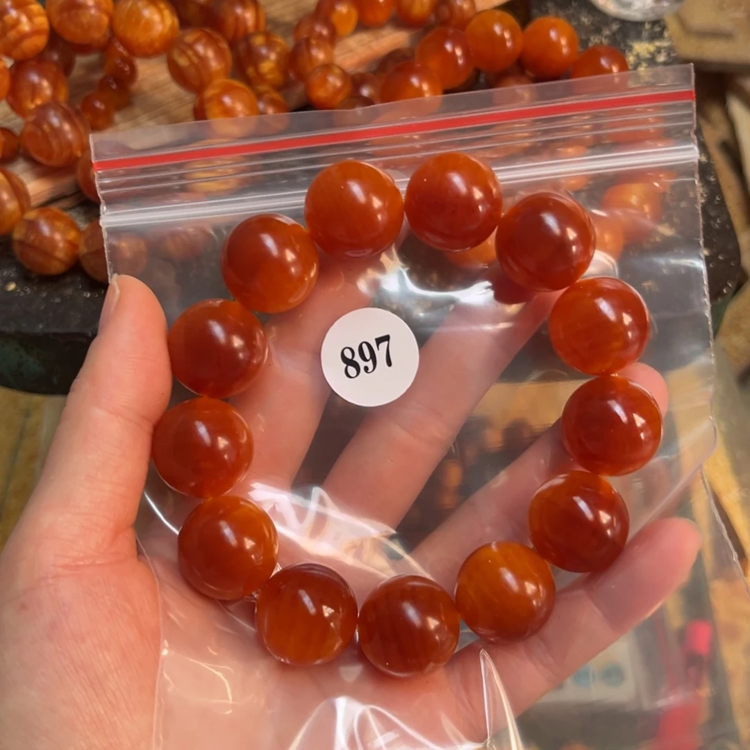 松木（琥珀木）手串/手链娱***鱼897号1.9包浆