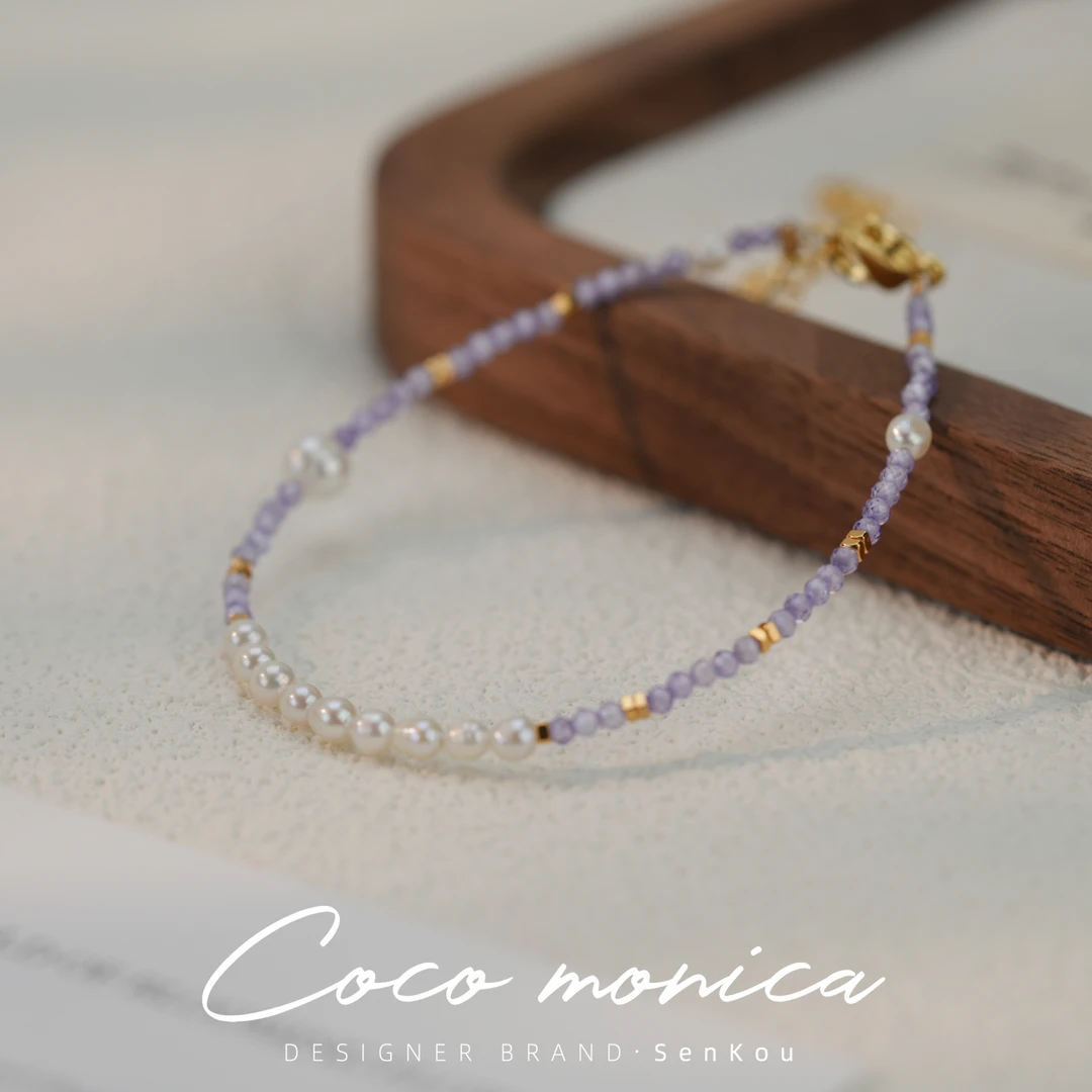 【小霞珠宝】 水晶手链 气质百搭复古法式小众轻奢 AB880