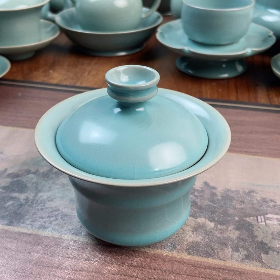 摆件原产地原矿汝瓷～茶器