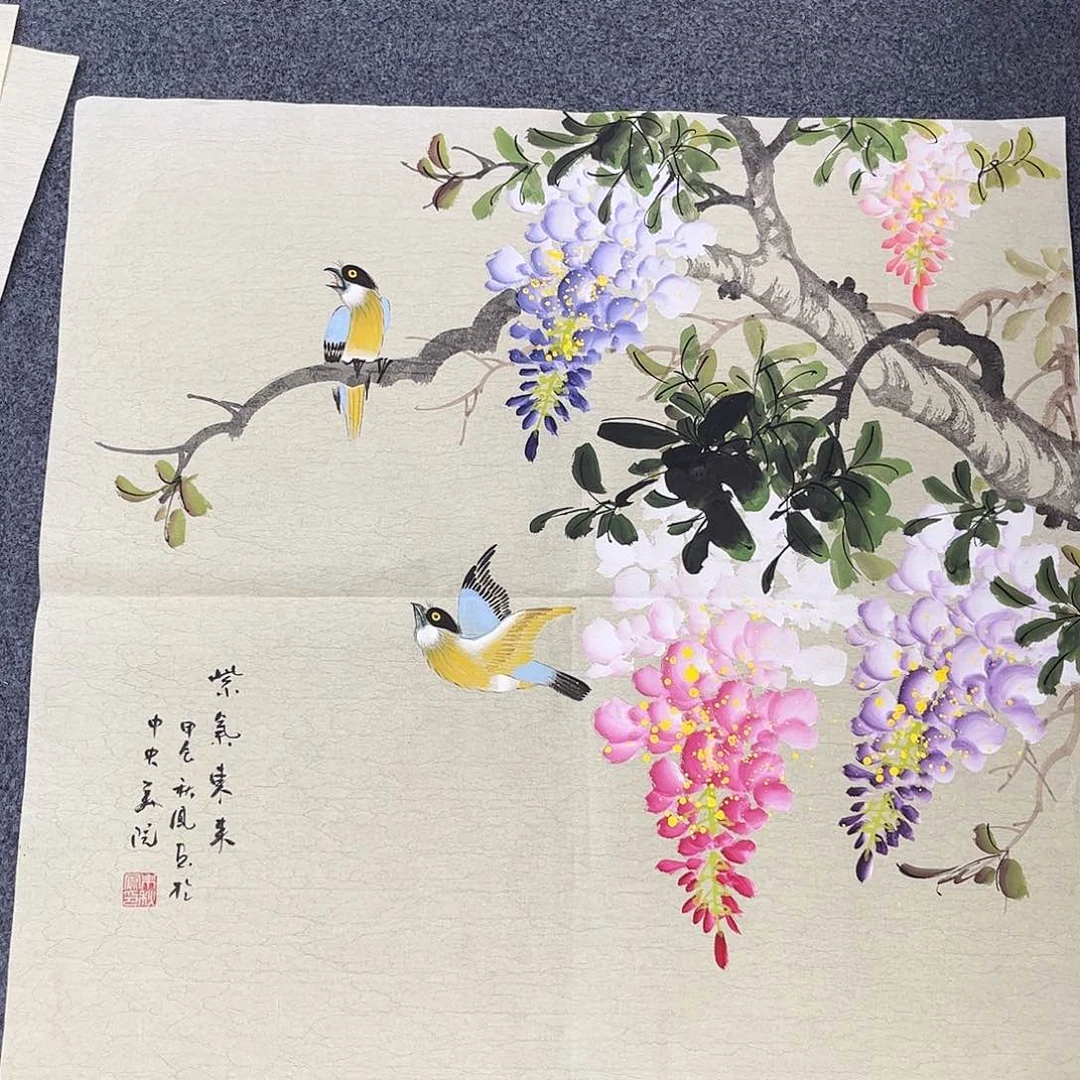 国画宣纸国画纯手绘作品