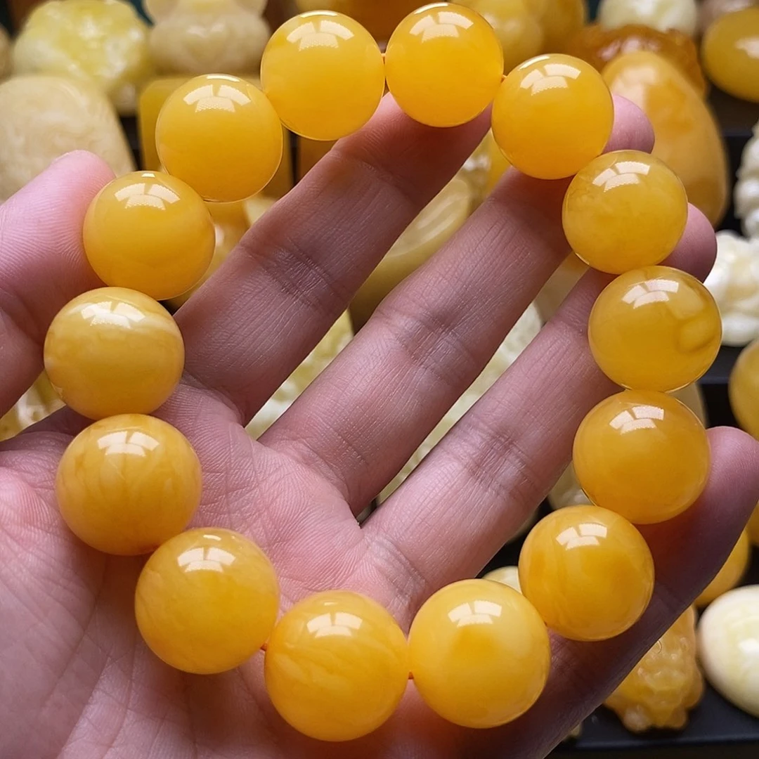 琥珀颈饰未镶嵌琥珀蜜蜡吊坠