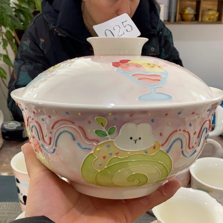 杯星***Y景德镇釉下彩手绘