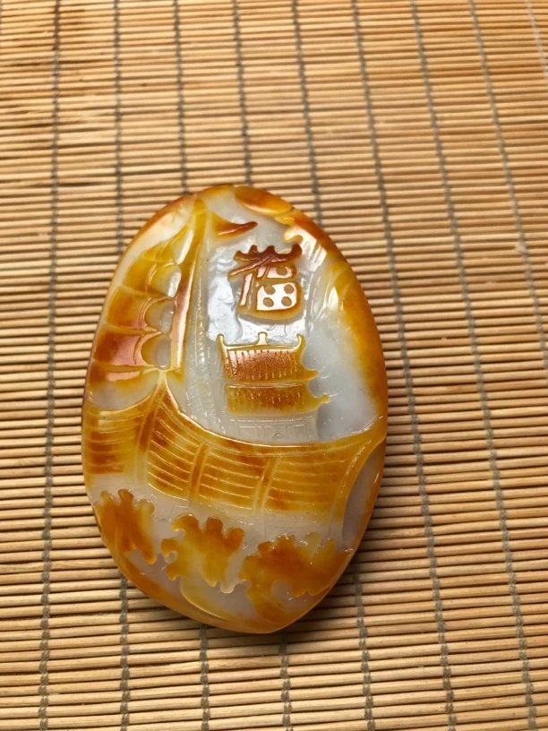 新疆和田玉一帆风顺162克