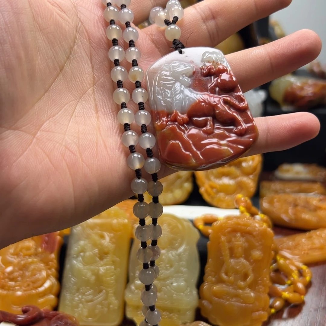 石英质玉（黄龙玉）未镶嵌黄龙玉
