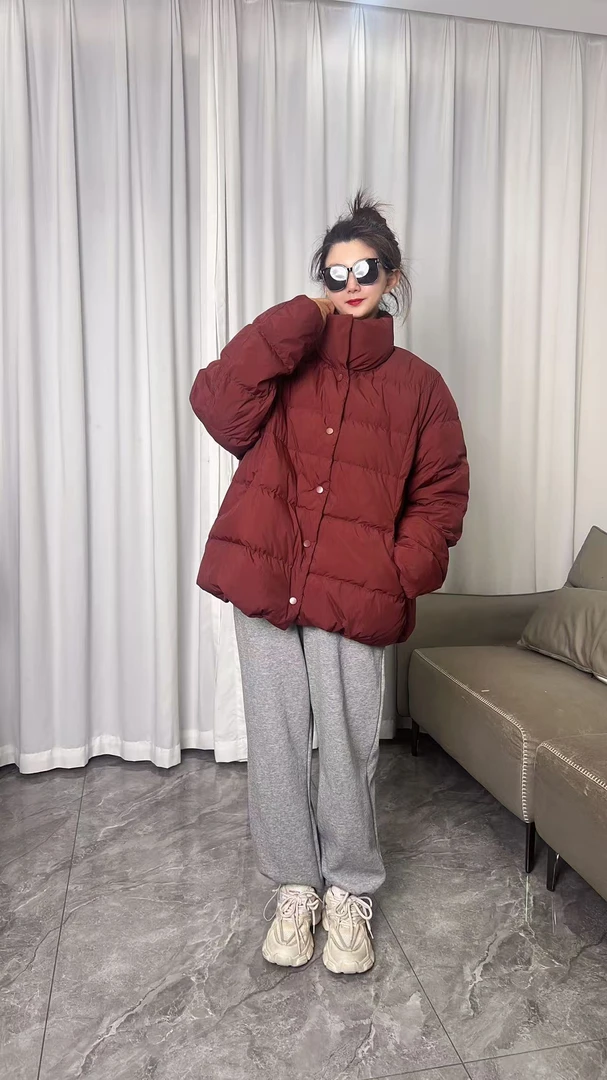 【120-260斤】大码羽绒服轻薄款女加大休闲简约胖妹妹洋气穿搭