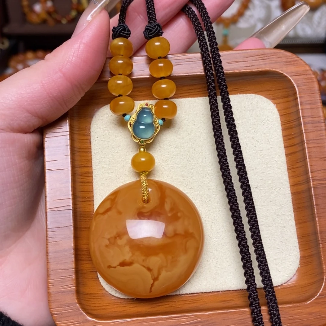 【闪购商品】蜜蜡颈饰未镶嵌项链