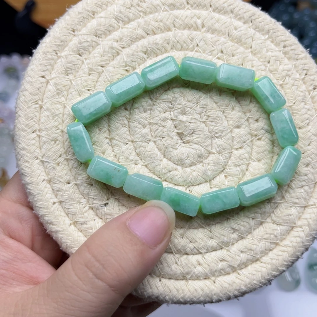 翡翠未镶嵌手链天然翡翠a货