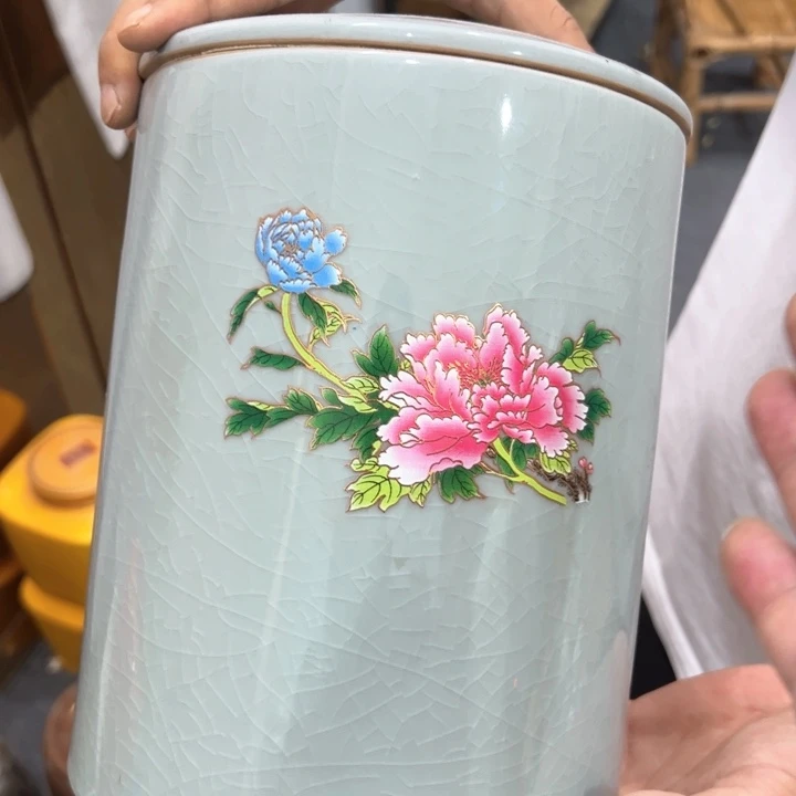 瑕疵福利品陶瓷茶叶罐