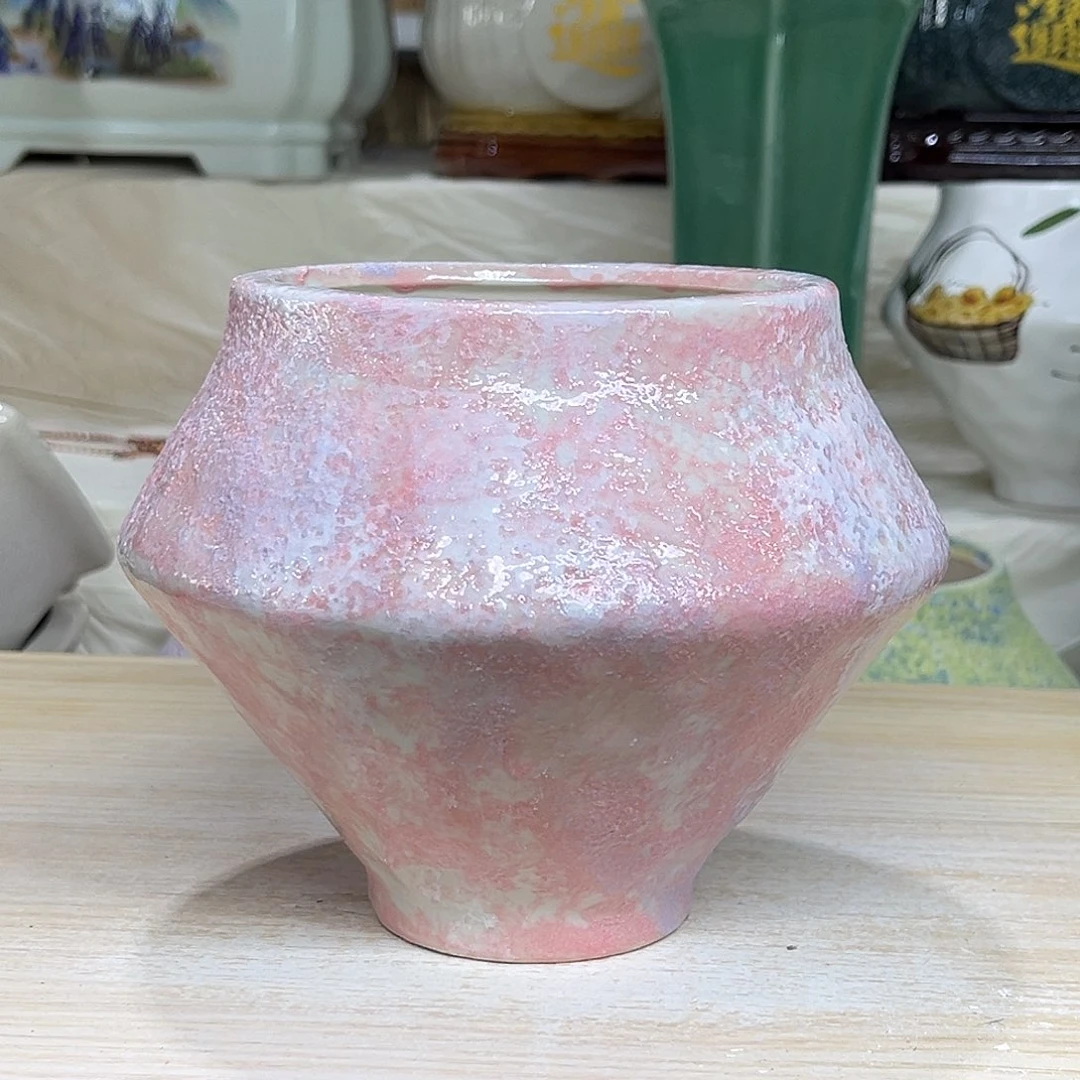 陶瓷绿植多肉微瑕花盆外口径：11*14