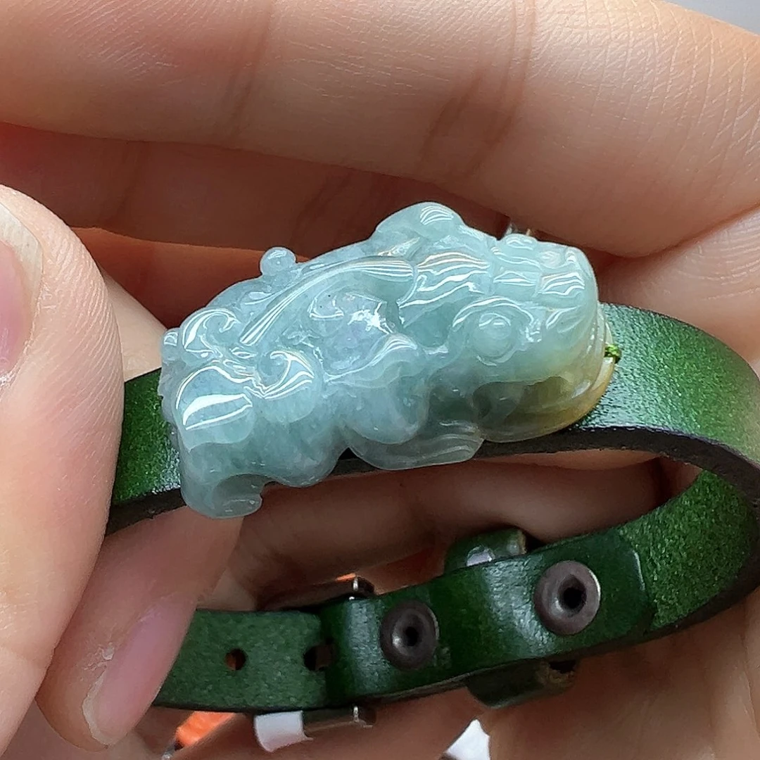 翡翠戒指未镶嵌炸