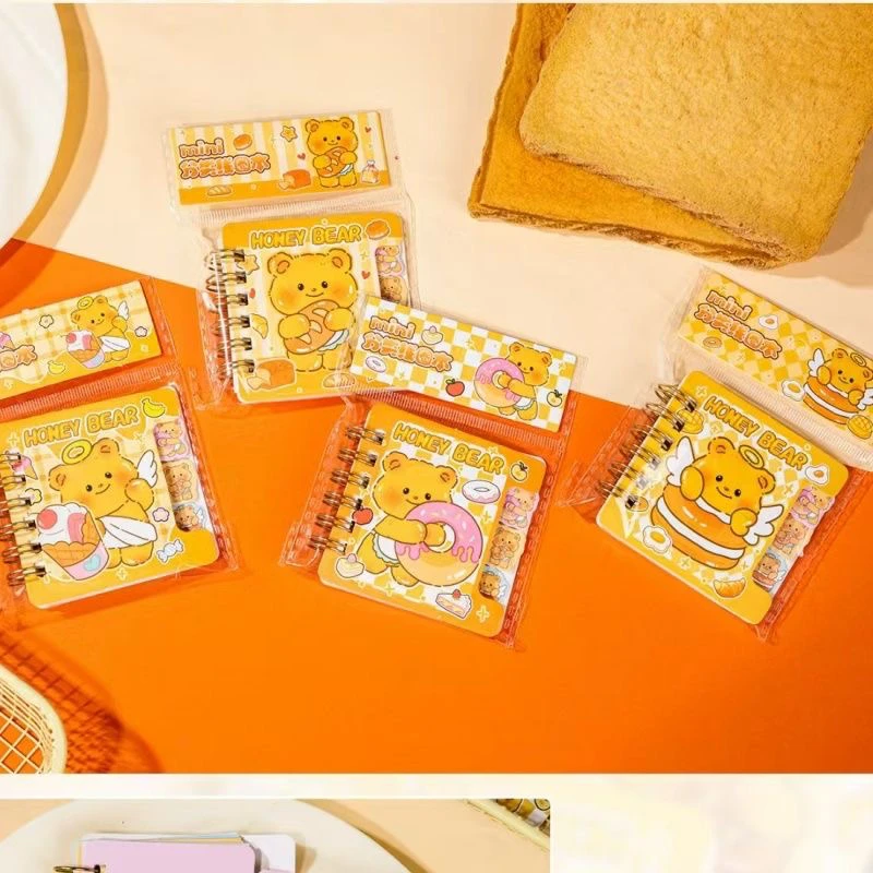 儿童卡通迷你隔页线圈本高颜值口袋便携笔记本学生日记本错题本