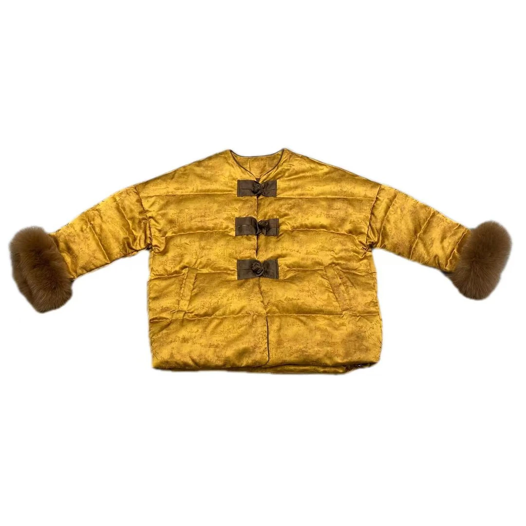 【优搭严选】时尚百搭设计款盘扣保暖外套1132