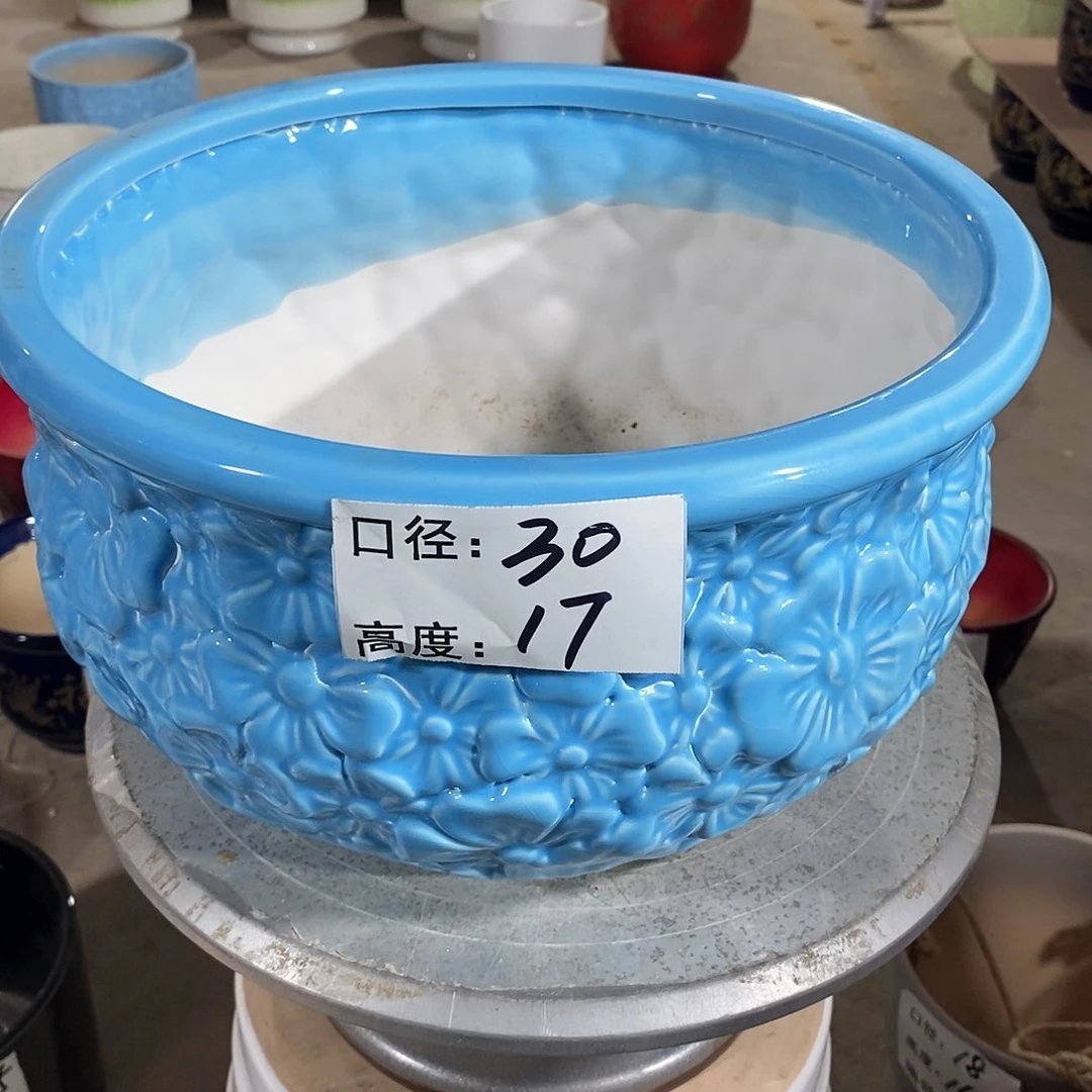 【闪购商品】陶瓷微瑕花盆-大大大大-033-1个大号兰