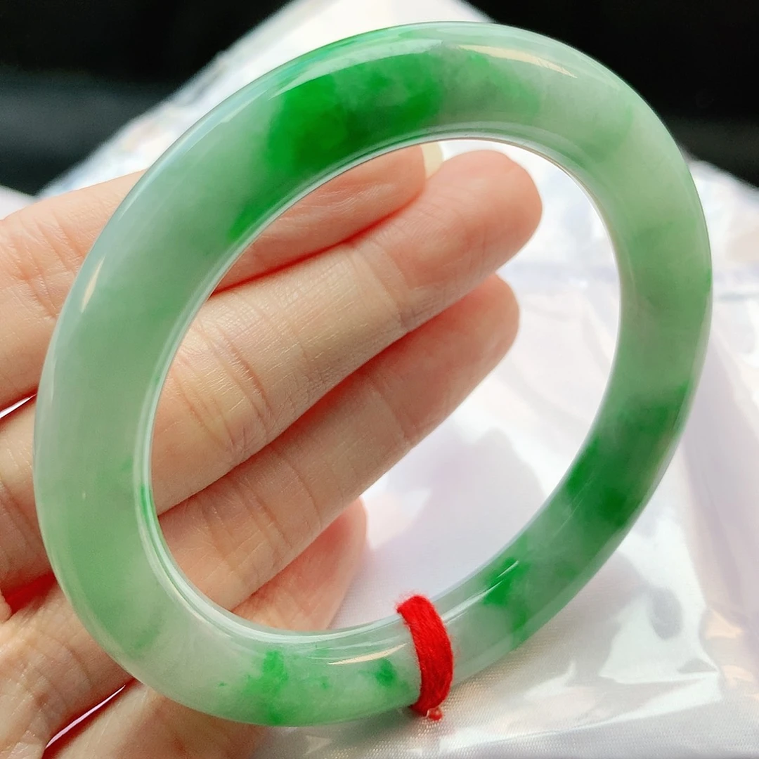 未镶嵌手镯翡翠54圆条882870