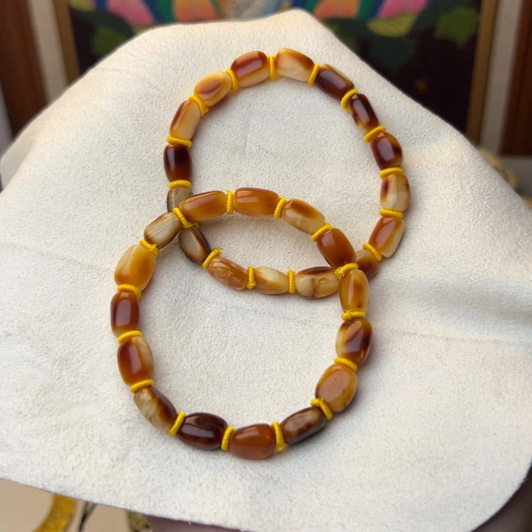 琥珀裸石未镶嵌枣珠随行 多样发其一