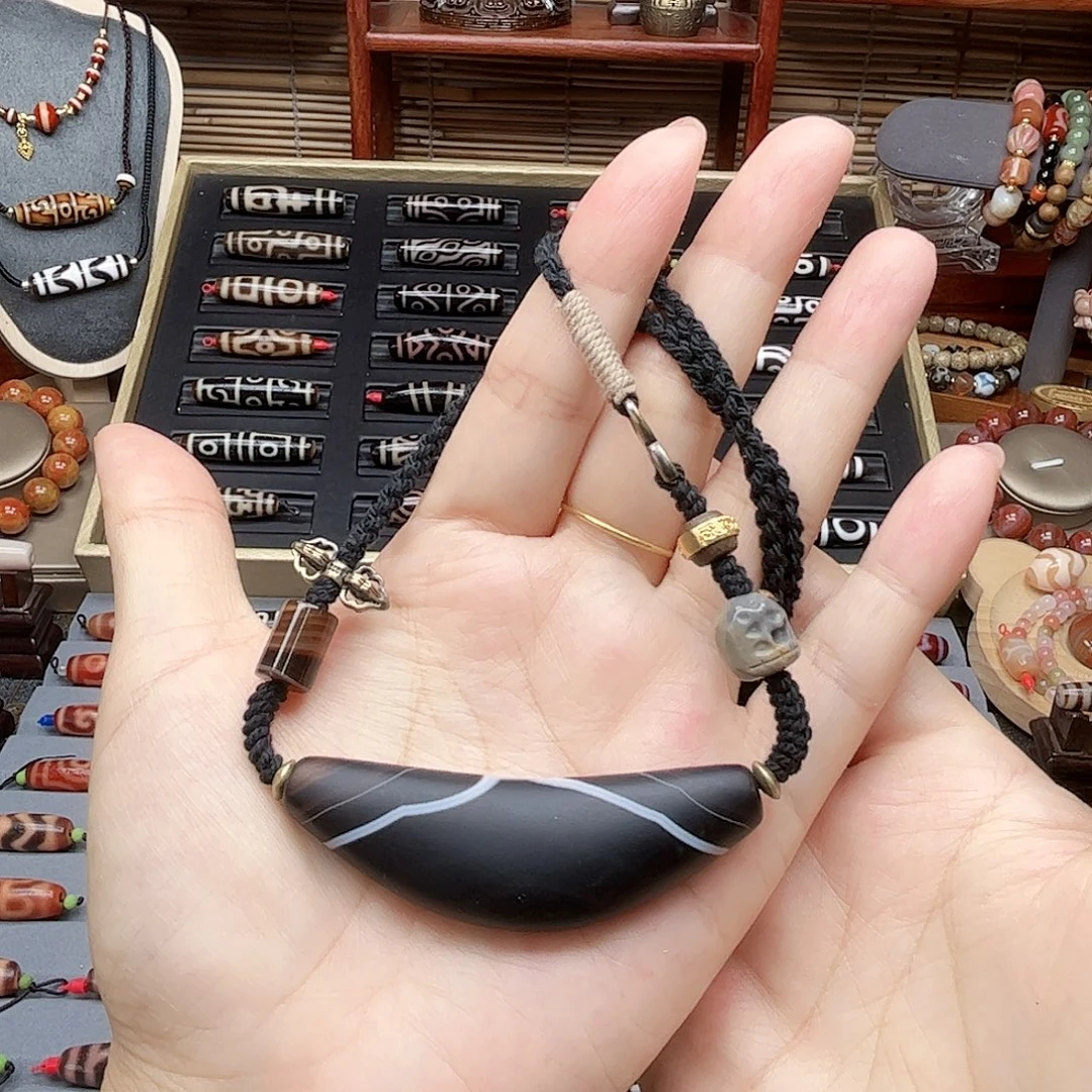 玛瑙/玉髓合金颈饰