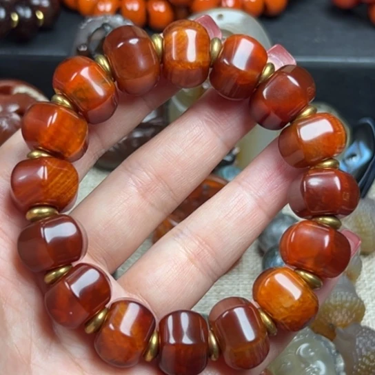 S***0玛瑙/玉髓颈饰未镶嵌