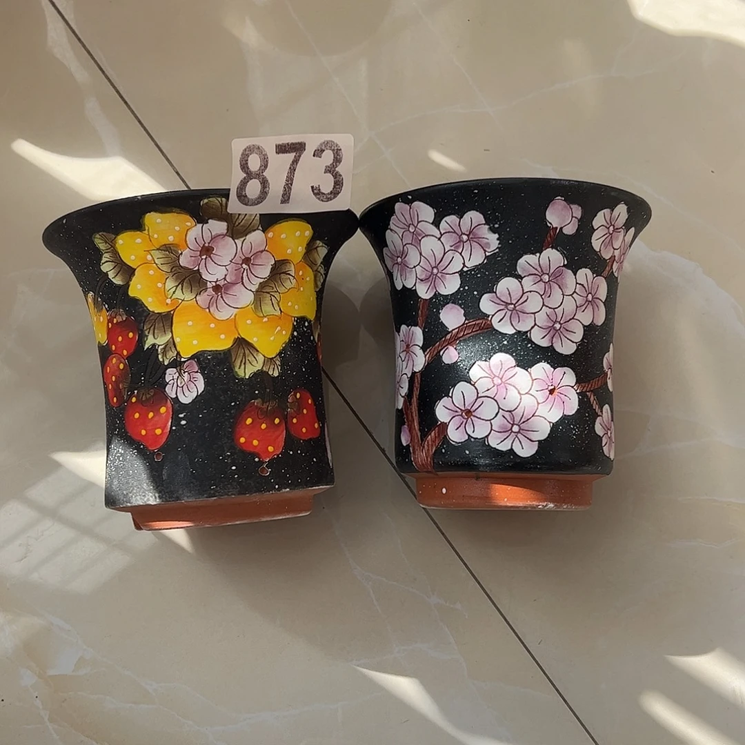 景德镇炫彩手绘口12.5高12