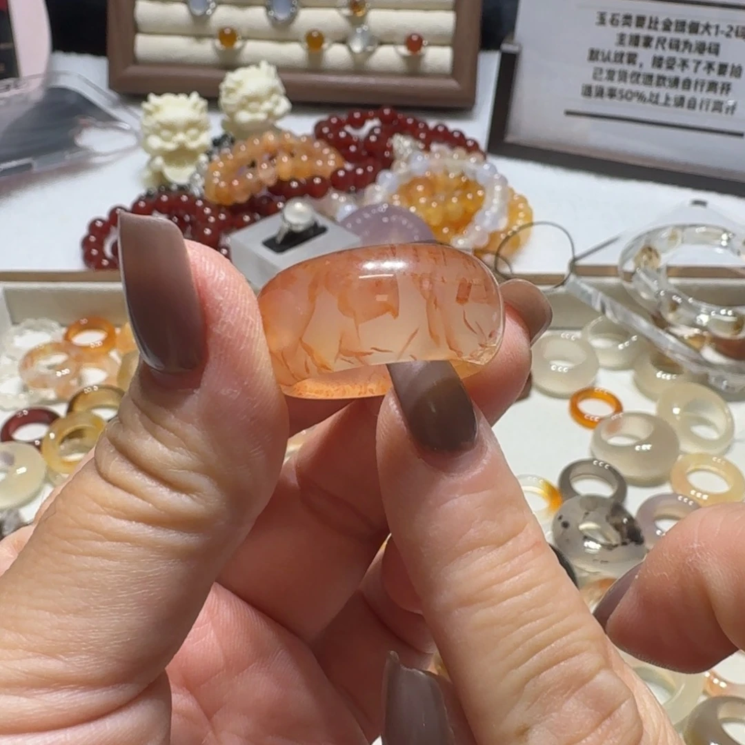 未镶嵌戒指玛瑙/玉髓福利不退换19/20