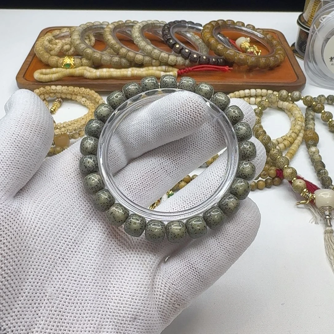 星月菩提吊坠202尊宠糯冰绿幽灵9桶单圈