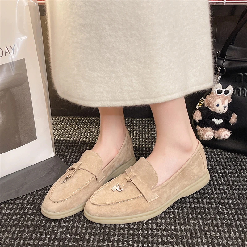 【Jerry】葡萄妈同款里外全头层羊皮舒适百搭软底英伦风乐福鞋8115