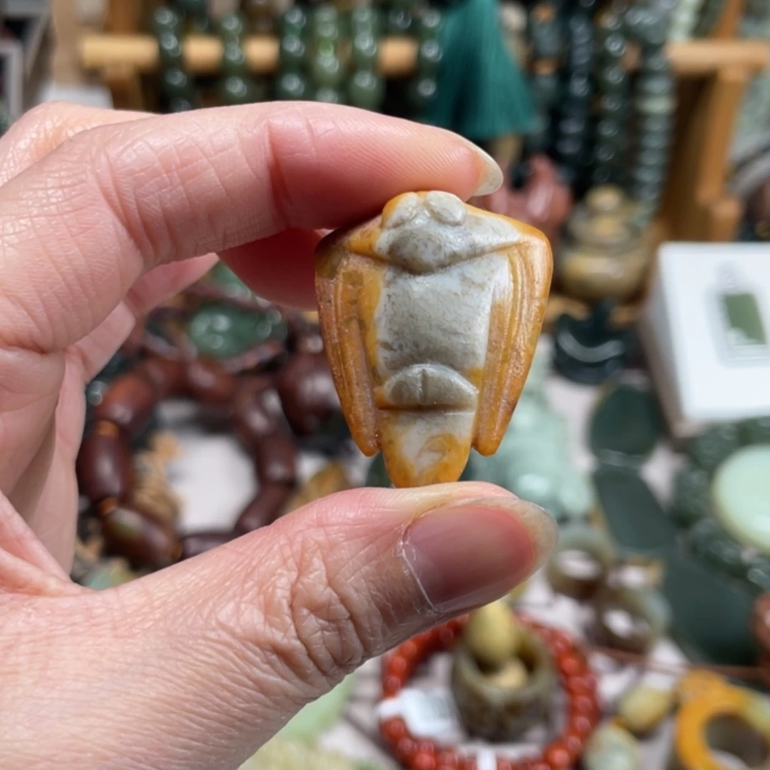 【闪购商品】岫岩河磨玉（透闪石质玉）挂件未镶嵌