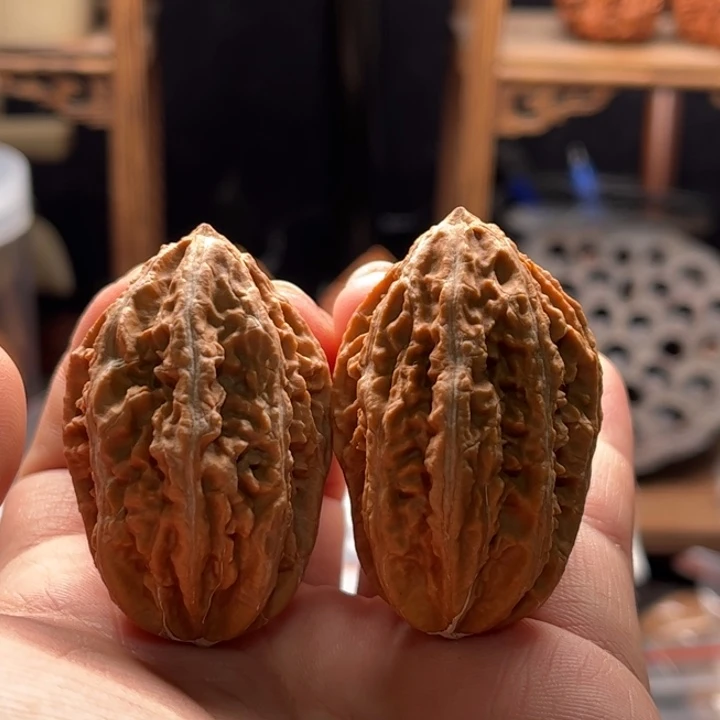 文玩核桃把件楸大胖83