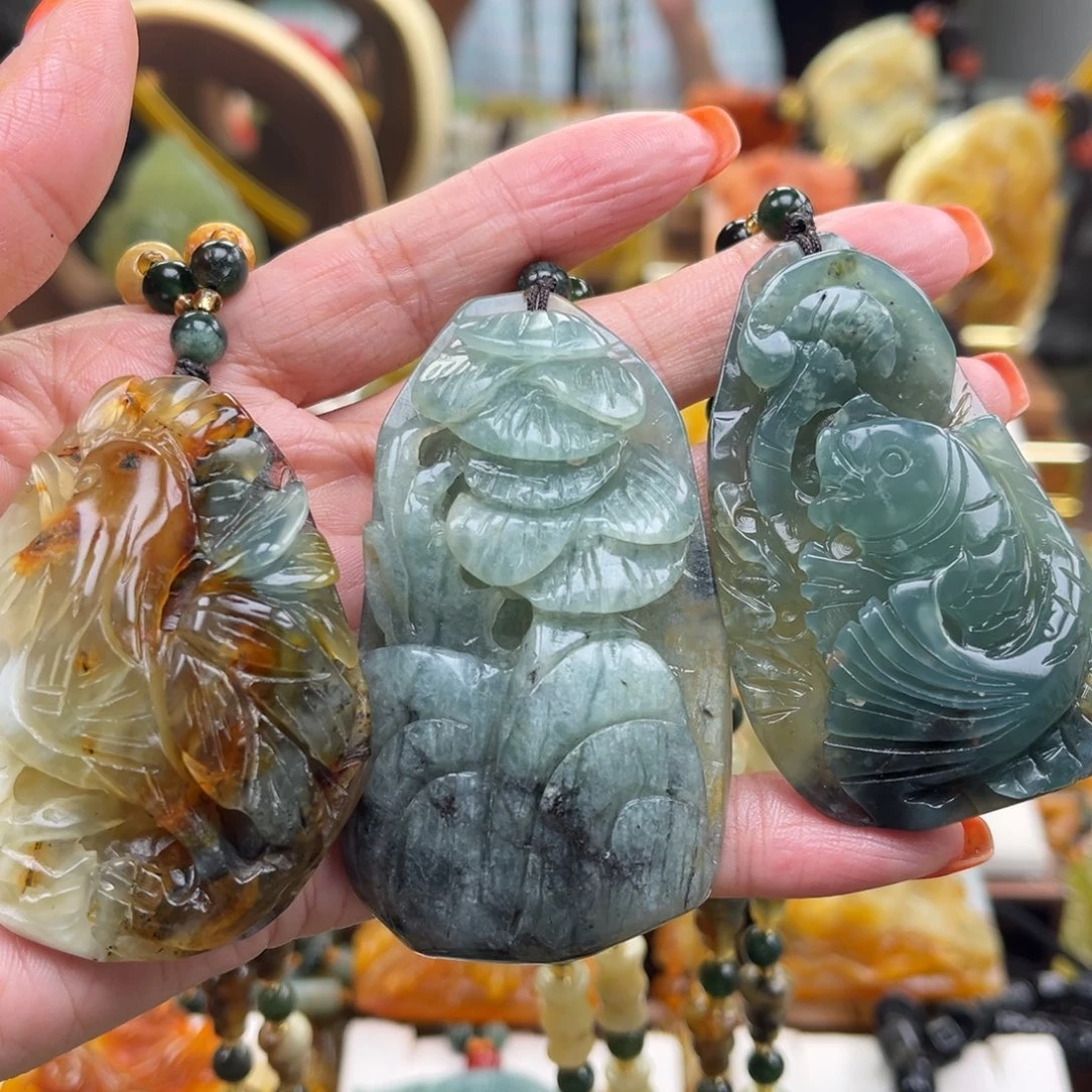 Z***店岫玉未镶嵌挂件挂件