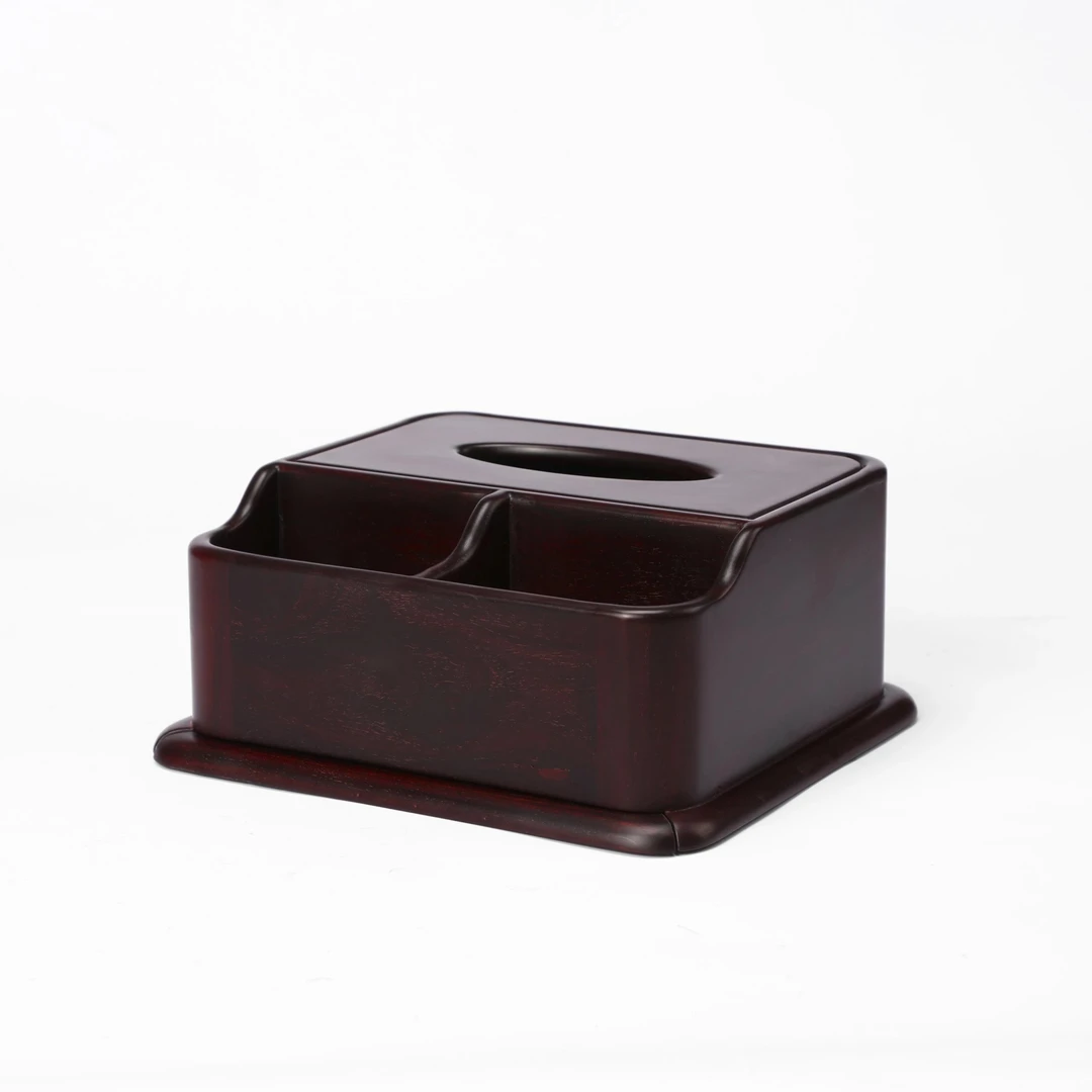 多用抽纸盒-血檀-A00343
