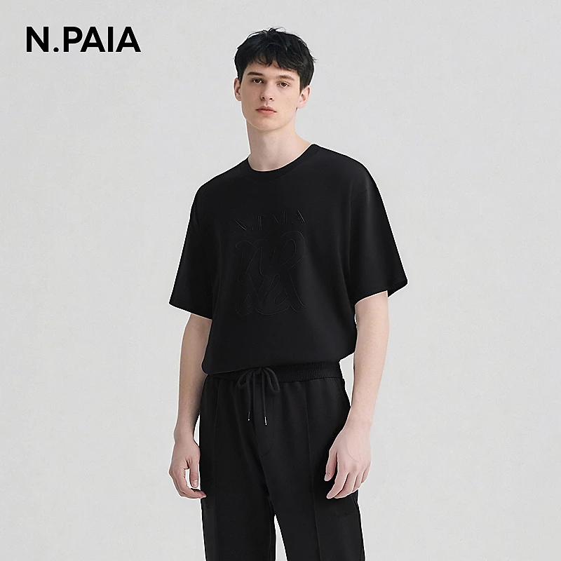 【黄总专属】恩派雅25夏新款男女可穿优质棉男装T恤上衣XAKEALL02A