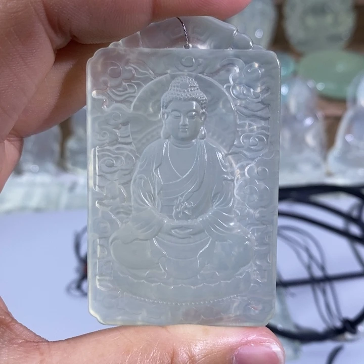 岫玉吊坠未镶嵌定****称吊坠