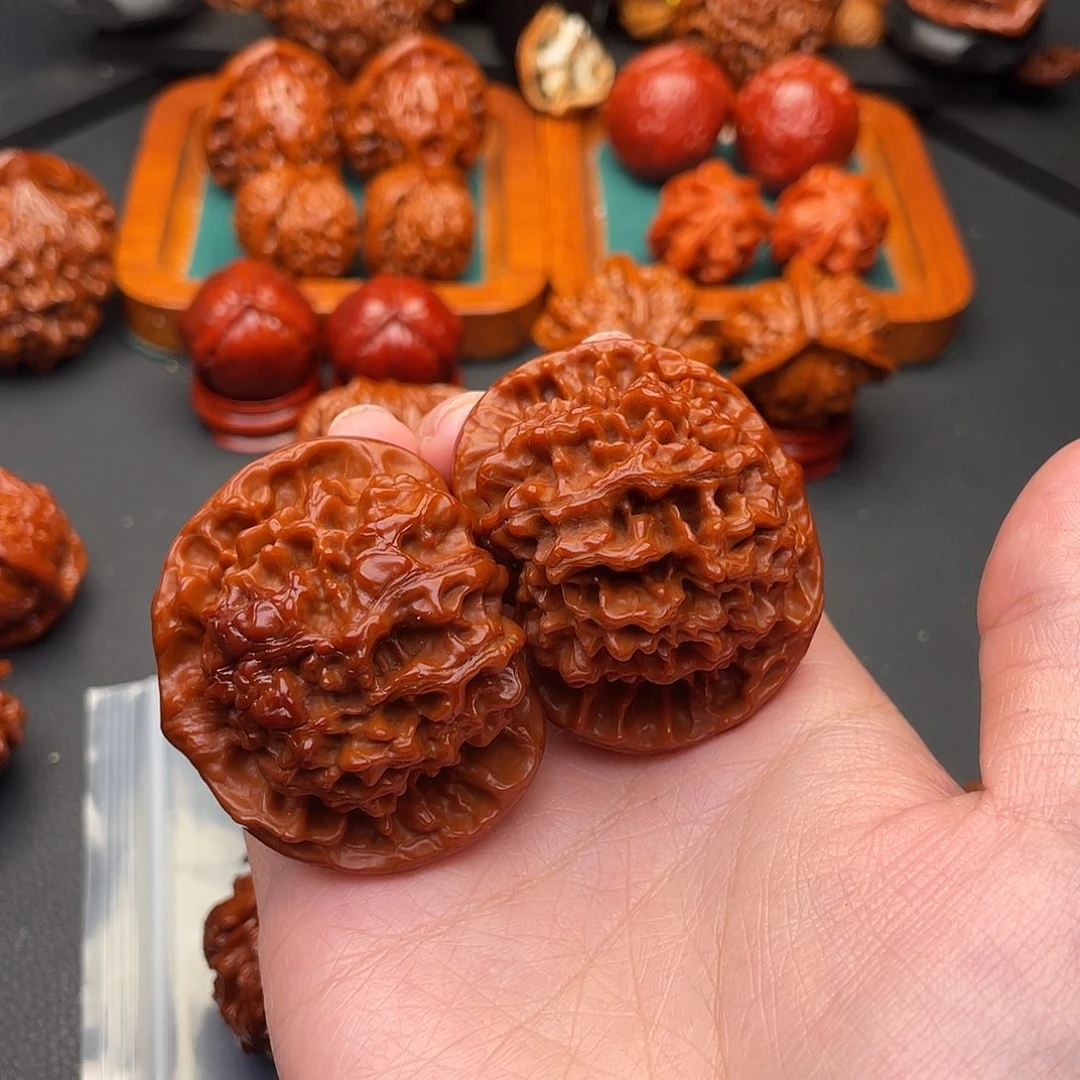 文玩核桃把件官帽