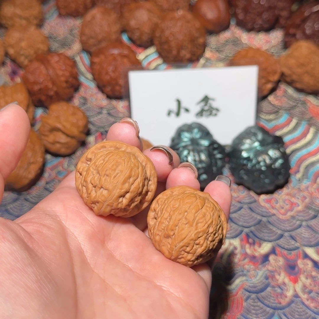 核桃把件1286号33乾隆磨文玩核桃