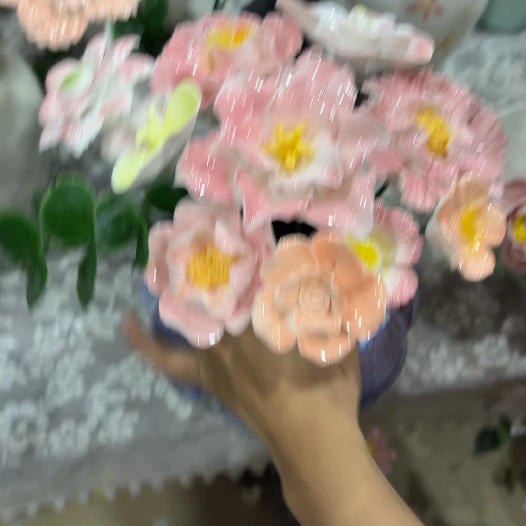 陶瓷花，20发货，退款拉黑2966