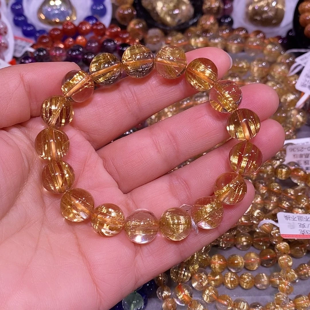 未镶嵌手链水晶金钛晶12