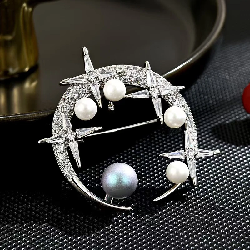 2488白色浩瀚星辰胸针