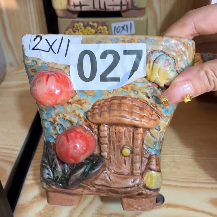 多肉花盆满15包邮