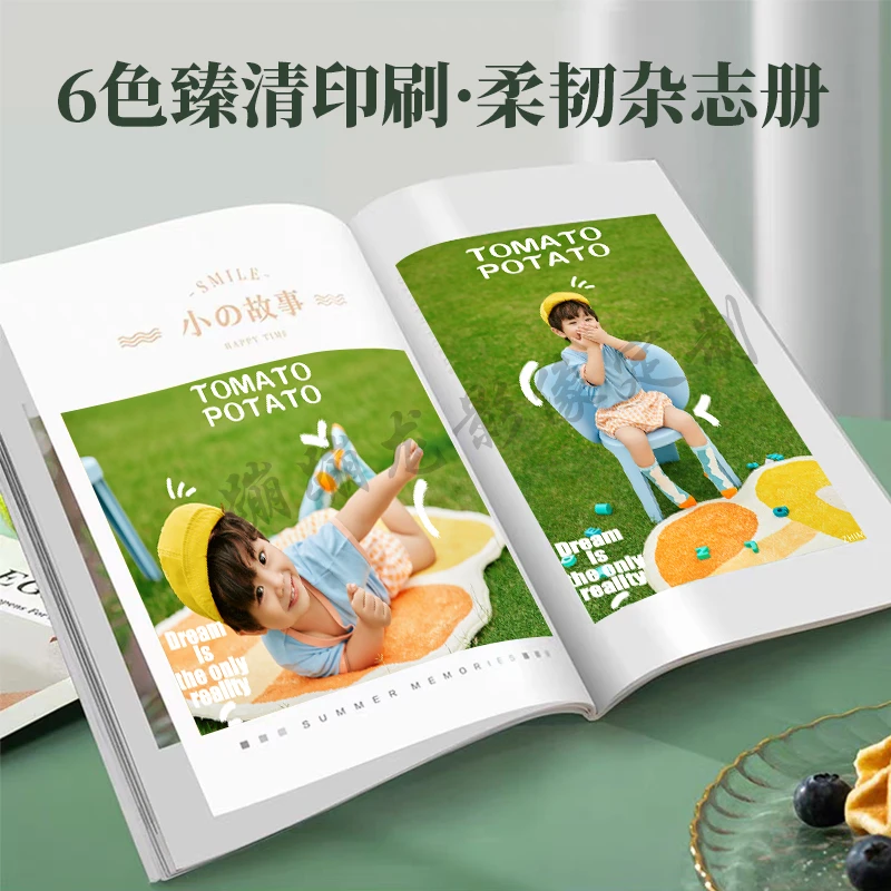 软壳软页照片书相册定制宝宝成长纪念册成人生日情侣相毕业相册本