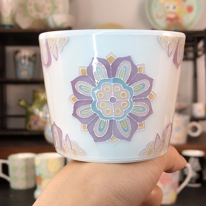 浔也手作立体釉杯